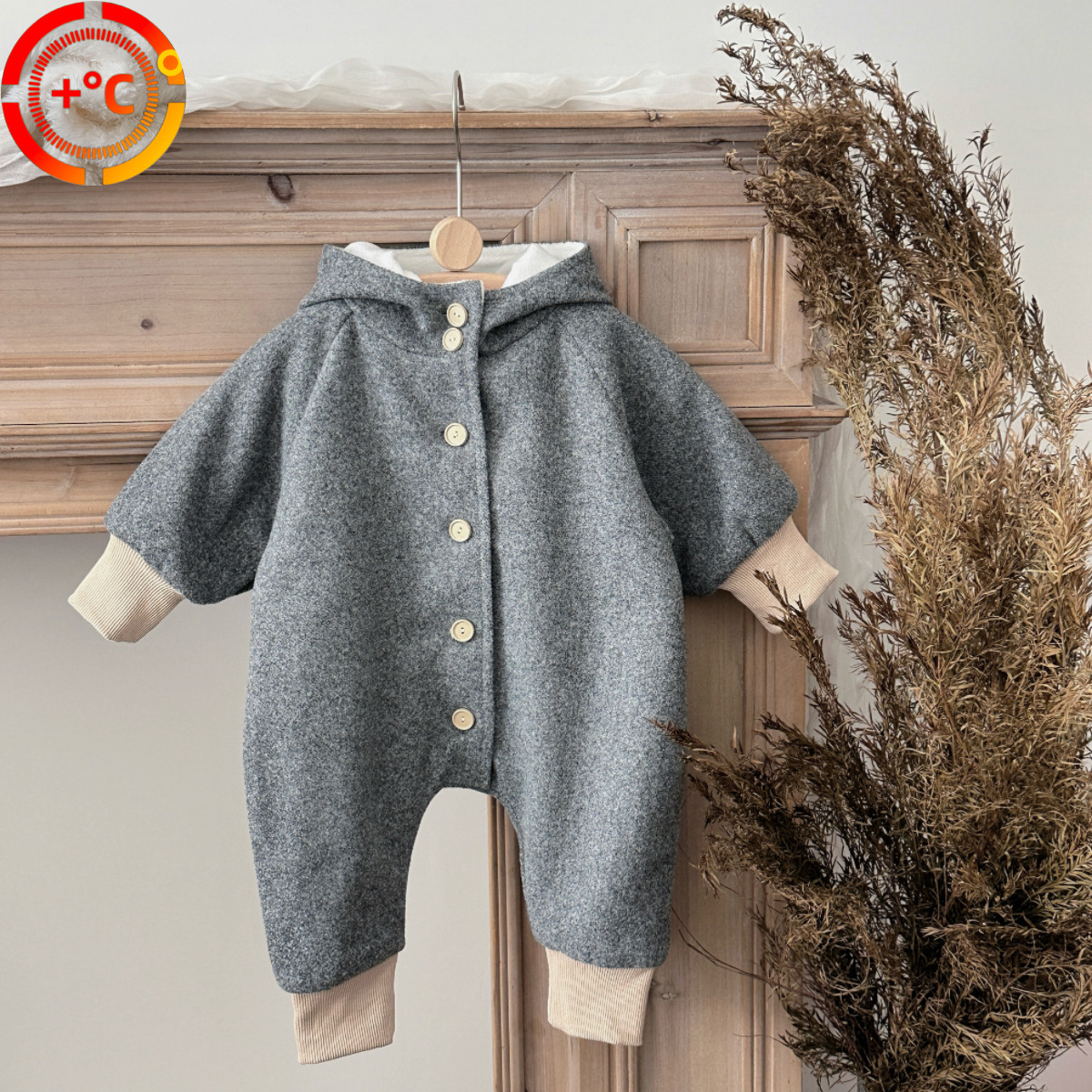 Infant And Toddler Autumnwinter Outdoor Jumpsuit