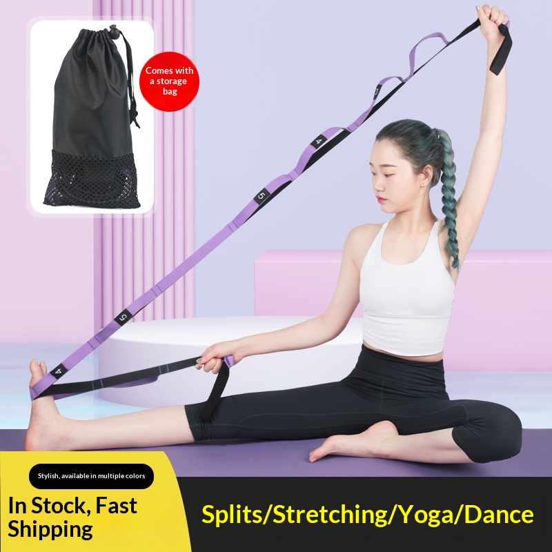 Spot Yoga Stretching Resistance Band Indoor Soft Stretch Split Horse Training Rope…