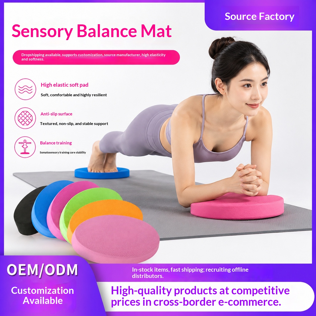 Yoga Personal Trainer Balance Soft Mat Trainer Ankle Stability Movement Rehabilitation…
