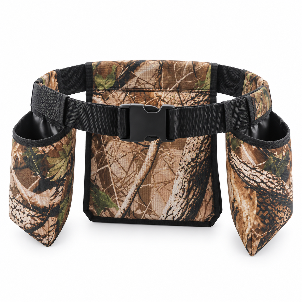 LINK Camo 900D PVC Nylon Multi-Pouch Field Waist Bag Adjustable Quick-Release Buckle…