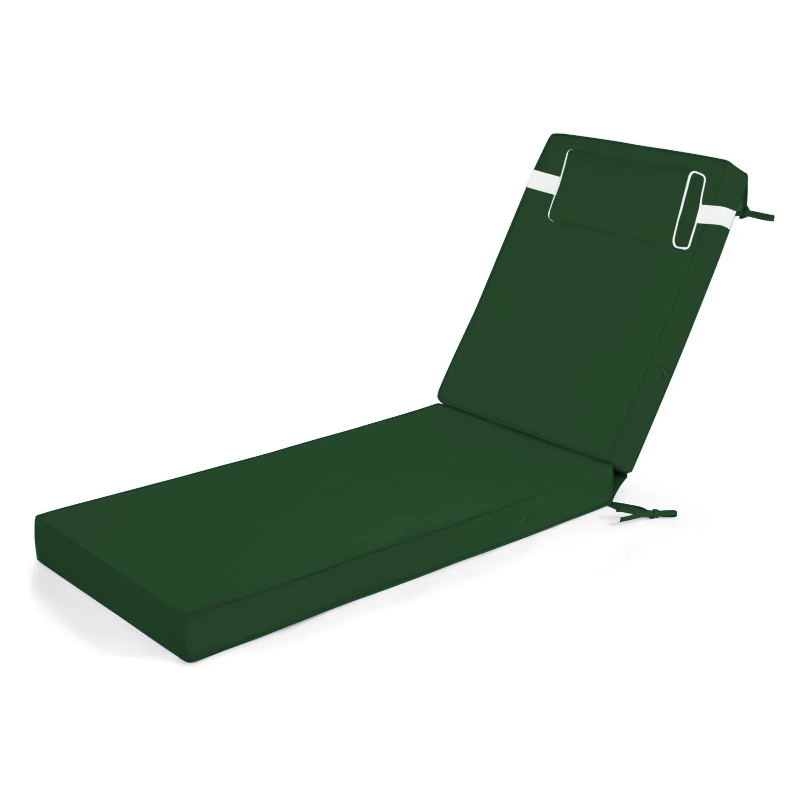 Outdoor Chaise Lounge Cushion, 80 in. x 26 in. x 3 in. Waterproof Fade-Resistant Patio…
