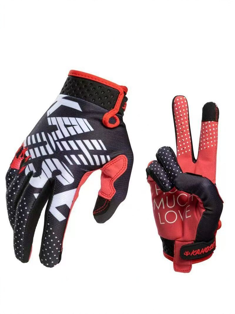 Breathable Anti Slip Wear Resistant Riding Gloves Full Finger For Motorcycle & Bicycle…