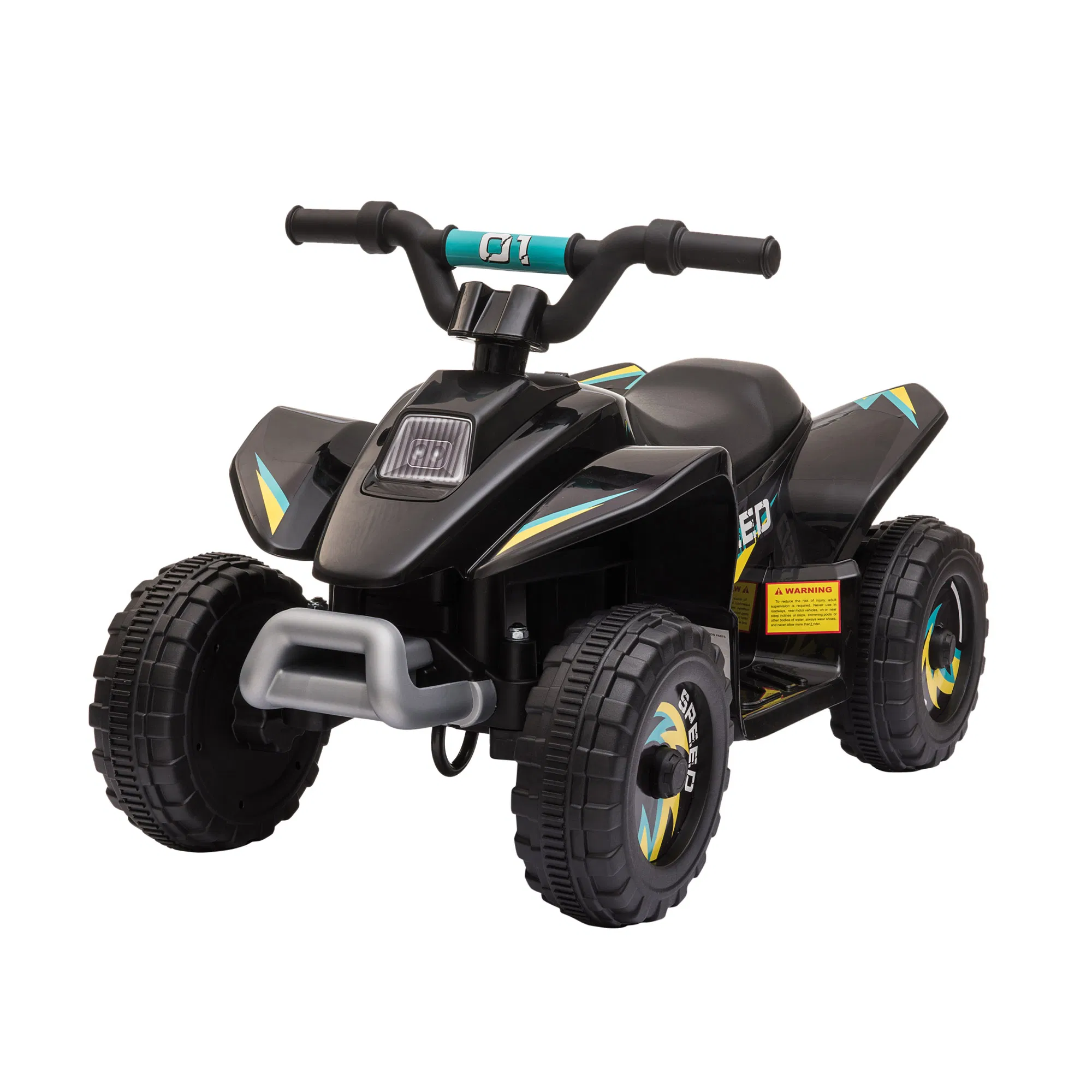 Kids Ride on ATV, 6V Battery Powered Quad Car with Forward, Reverse Switch, for Boys…