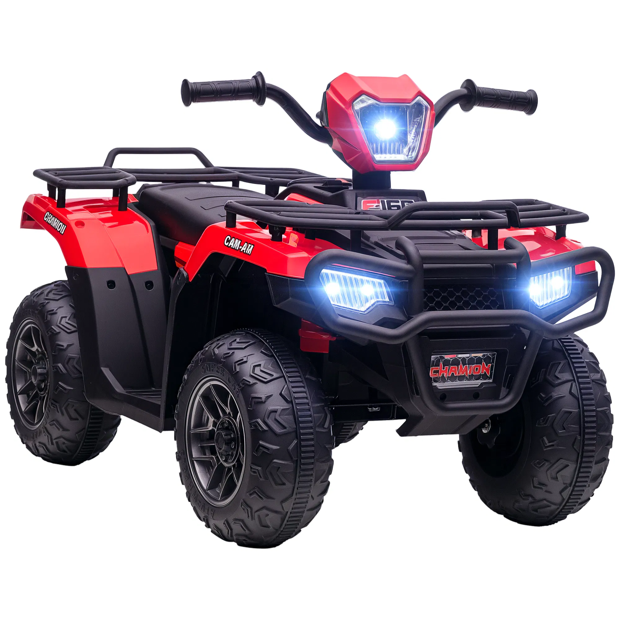 12V Kids ATV Quad, 4 Wheeler Battery Powered Electric Vehicle with Music MP3, Headlights…