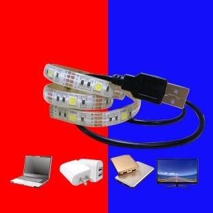 Black And Red 2P Extension Cable For LED Strip Lights 22-gauge Wire Set
