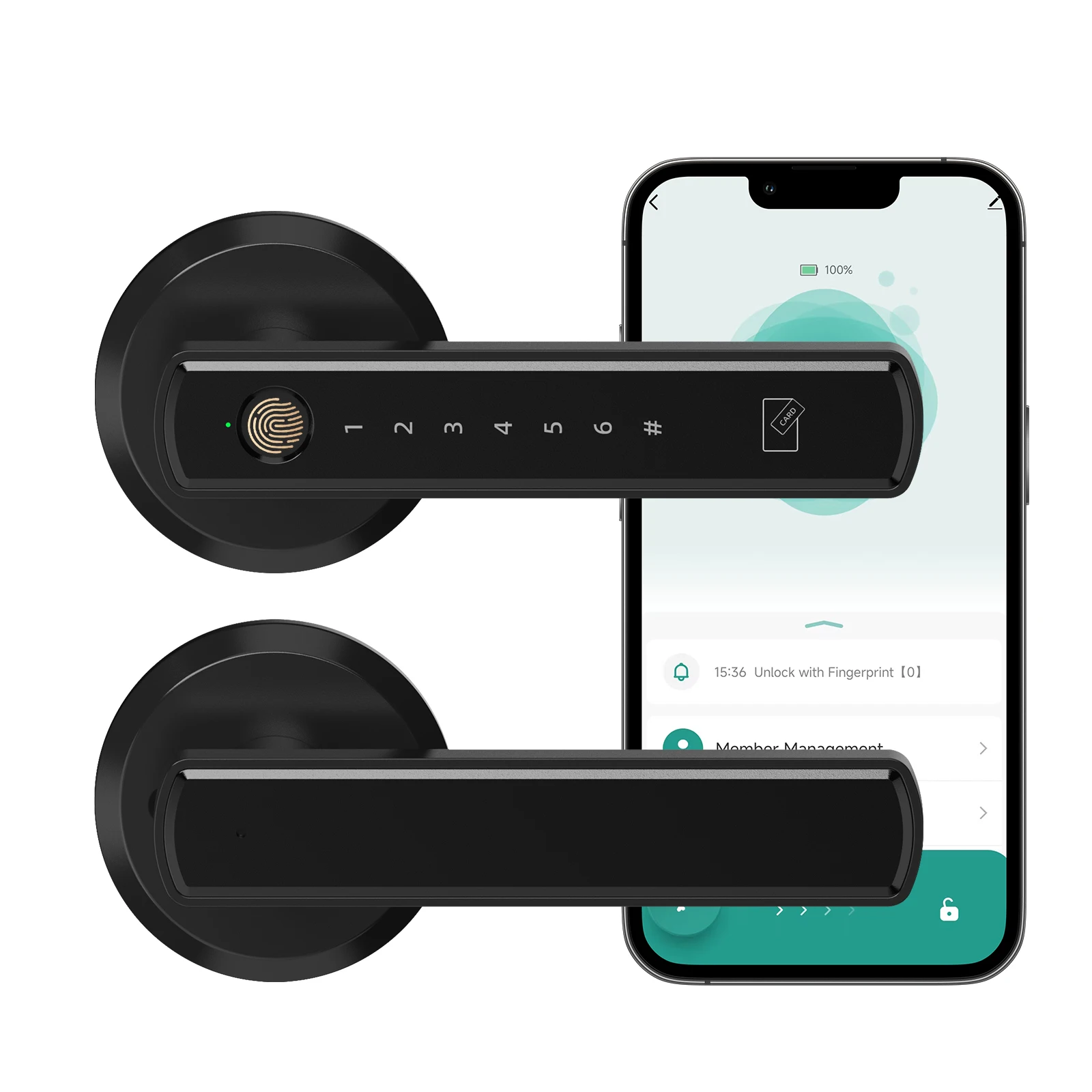 Viladepot Smart Lock Fingerprint Door Lock App Control Passcode Unlock Electronic…