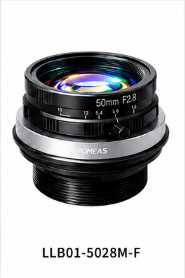 LLB01-5028M-F 0.1X 50mm F2.8 F Mount Line Scan Lens For Industrial Machine Vision Imaging…
