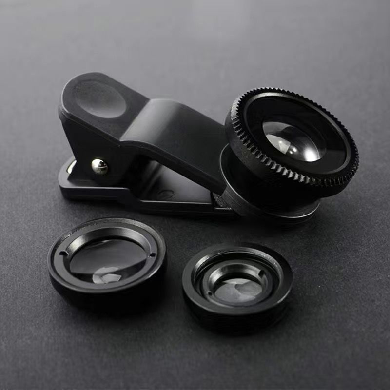 Wide-angle Macro And Fisheye Three-in-one External Camera For Smartphones