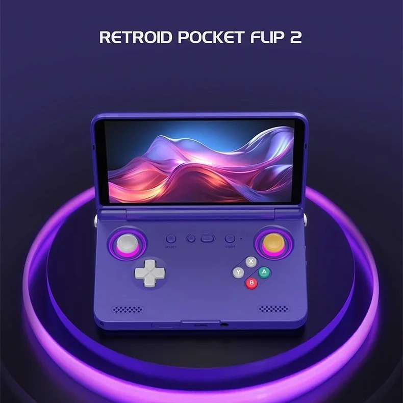 Retroid Pocket Flip2 SD865 Version 55-inch OLED Flip Android Handheld Game Console