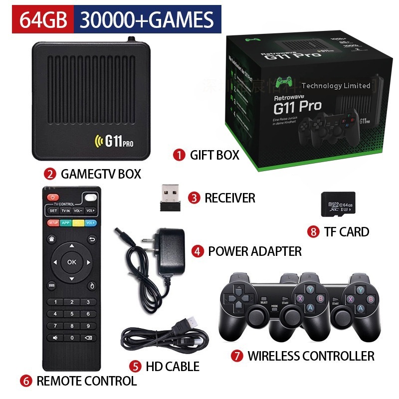 G11 PRO Dual System TV Set-top Box Open Source Game Console