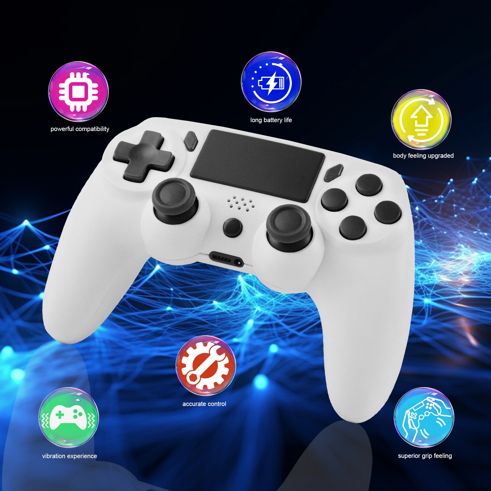 Six-axis Gyroscope Vibration Motion Sensing Game Handle