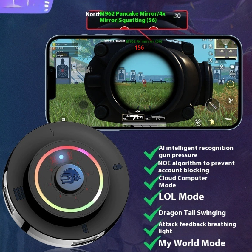 Eat Chicken Keyboard Mouse Converter Smart Pressure Gun King Seat