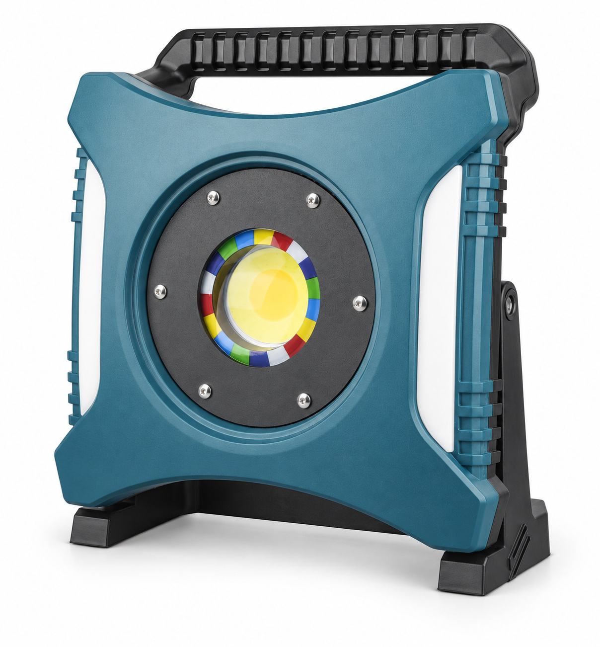 Rechargeable Type C COB Batteryversion 18650 W8142 1 Red Blue Warning LED Flood Light…