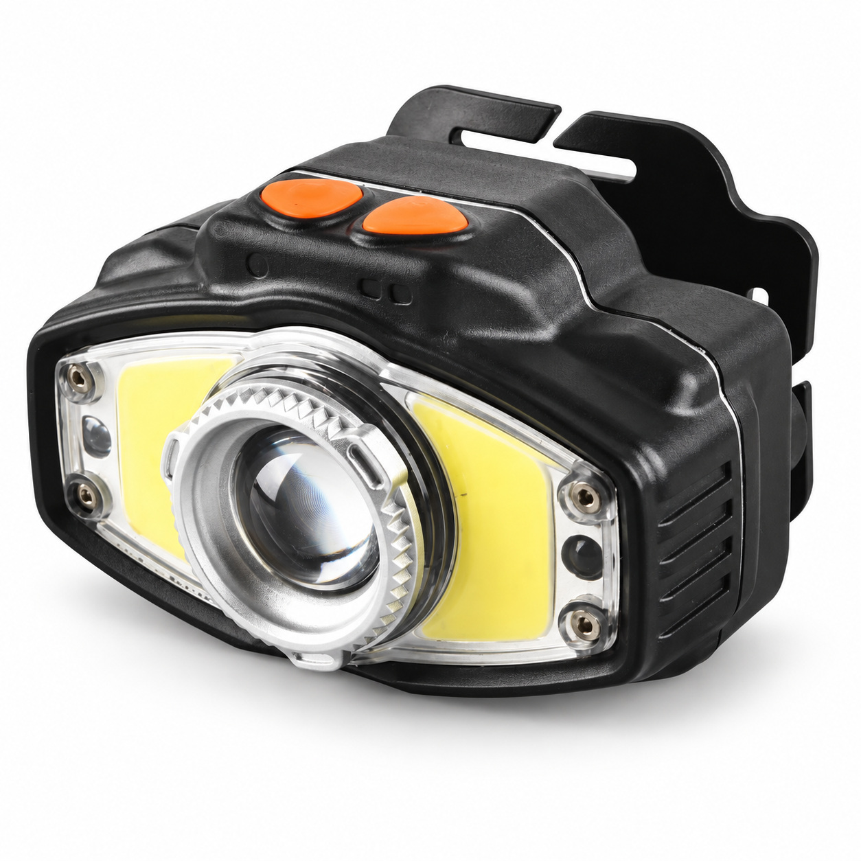 W663 2 Hands Free COB LED Headlamp 10W 4000mAh Rechargeable Type C For Camping Hiking