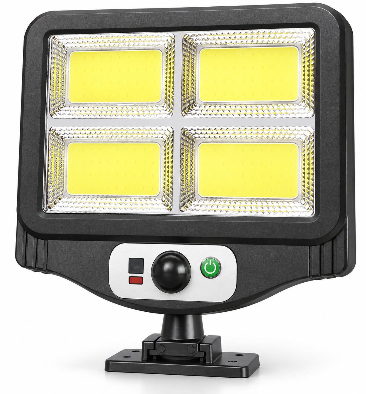 Solar Powered Rechargeable Motion Sensor COB LED Work Light 1500mAh For Auto W781 4 1x