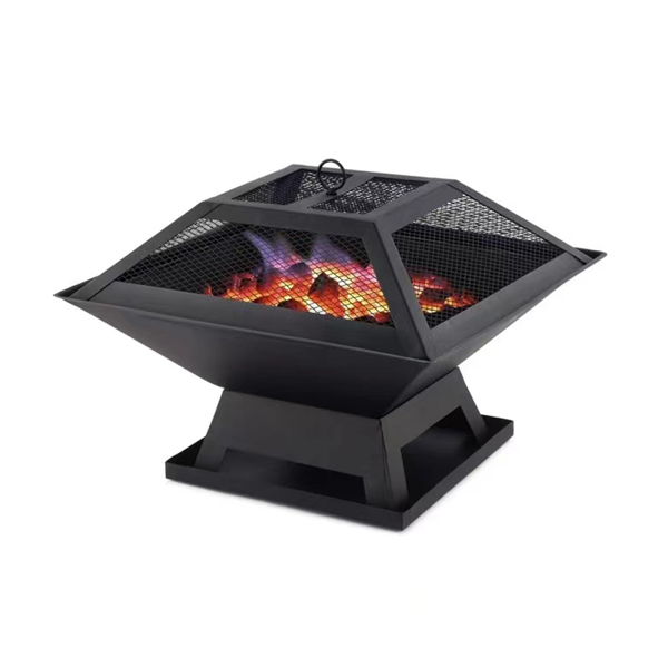 Modernisation Square BBQ Grill Outdoor Heater Garden Outdoor Fireplace Portable Fire Pit…