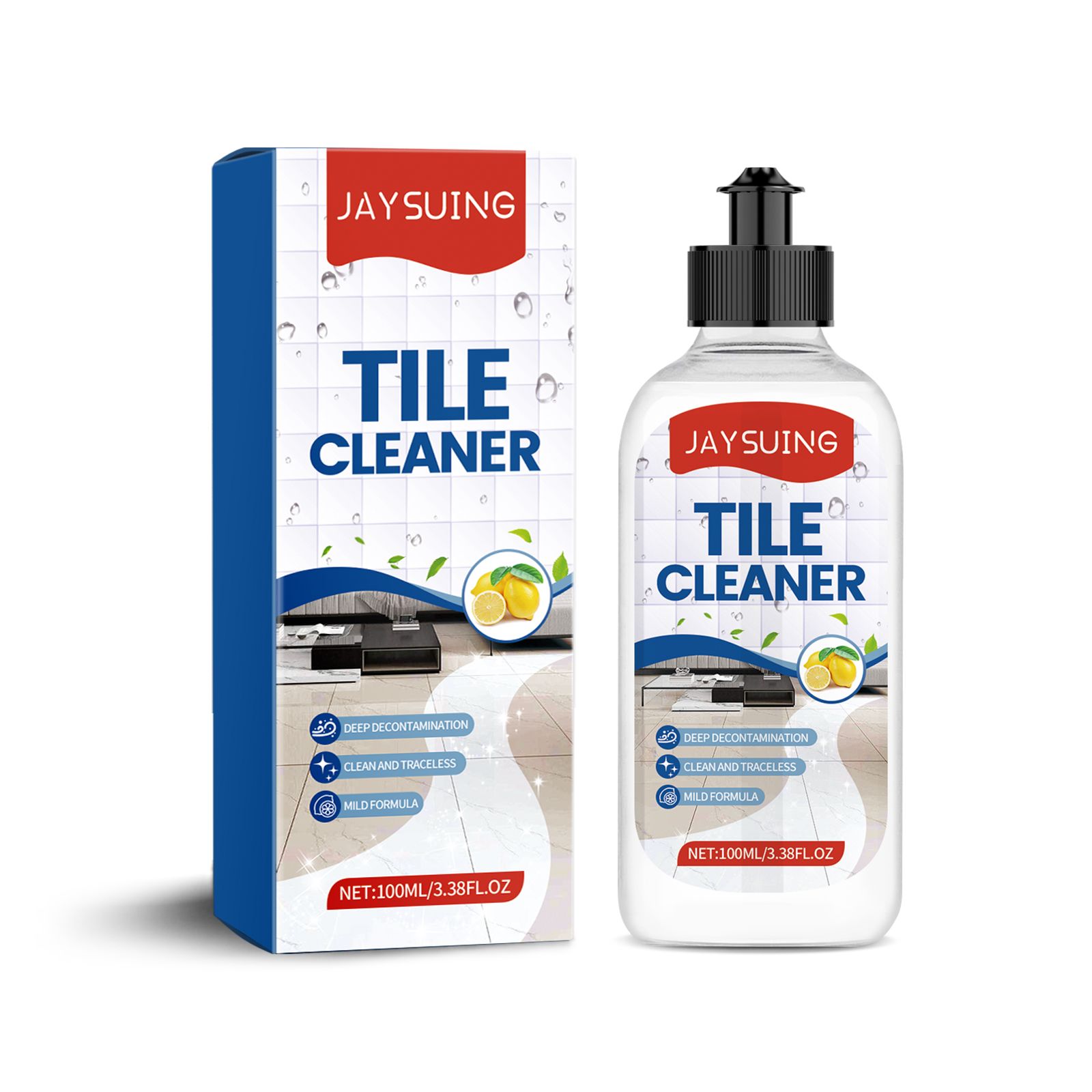 JAYSUING Tile Surface Cleaner Liquid, 100 ml / 1 Bottle