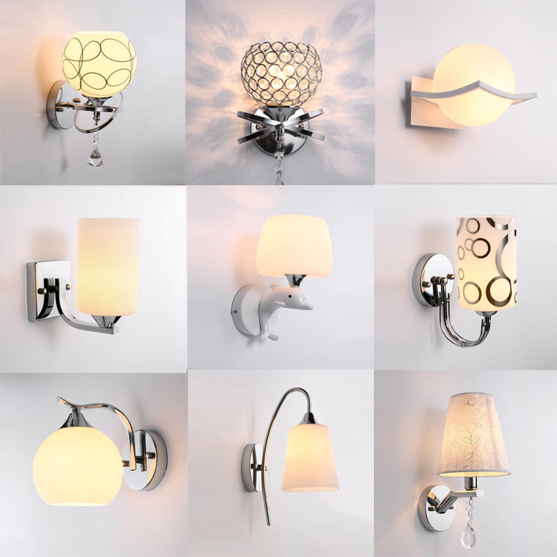Modern Minimalist LED Wall Lamp Bedroom Bedside Lamp