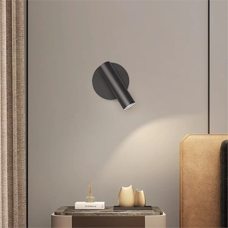 Wall Lamp Bedroom Bedside Lamp Minimalist Modern Spectrum Rotating Spotlight