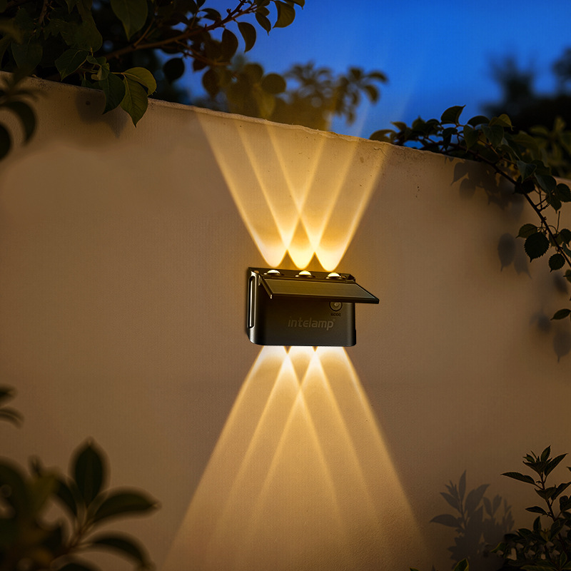 Outdoor Courtyard Solar Wall Washer Light
