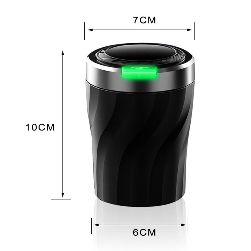 2-Pack Car Ashtrays - Ashtrays With Lids, Odor-proof Design, Large Capacity For 60-80…