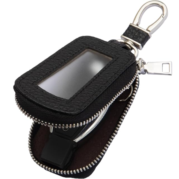 Premium Leather Key Fob Case - Universal Car Key Holder