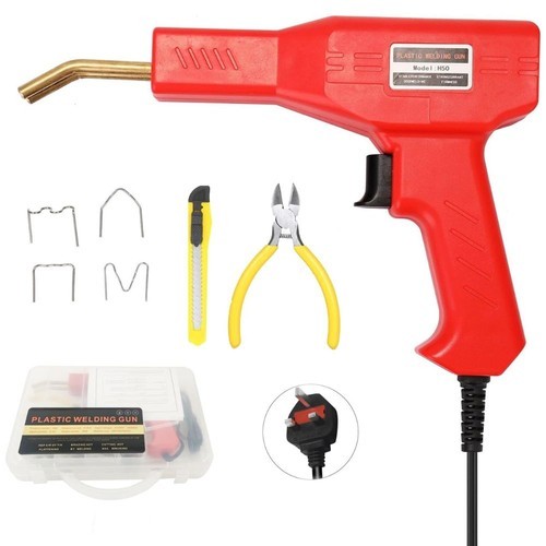 Stapler Car Bumper Fender Welding Welder Gun Plastic Kit Repair With Staples