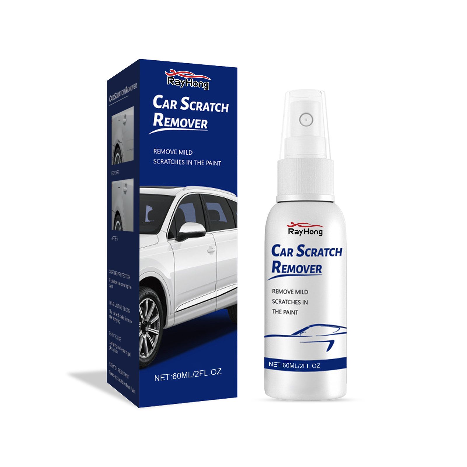 RAYHONG Automotive Paint Scratch Care Spray, 60 ml / 1 Bottle