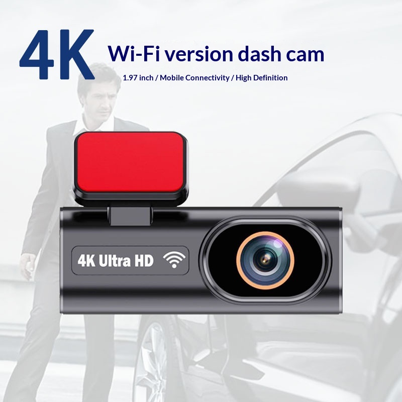 WIFI-enabled CAR DVR With A 197-inch Display For Mobile Phone Connectivity