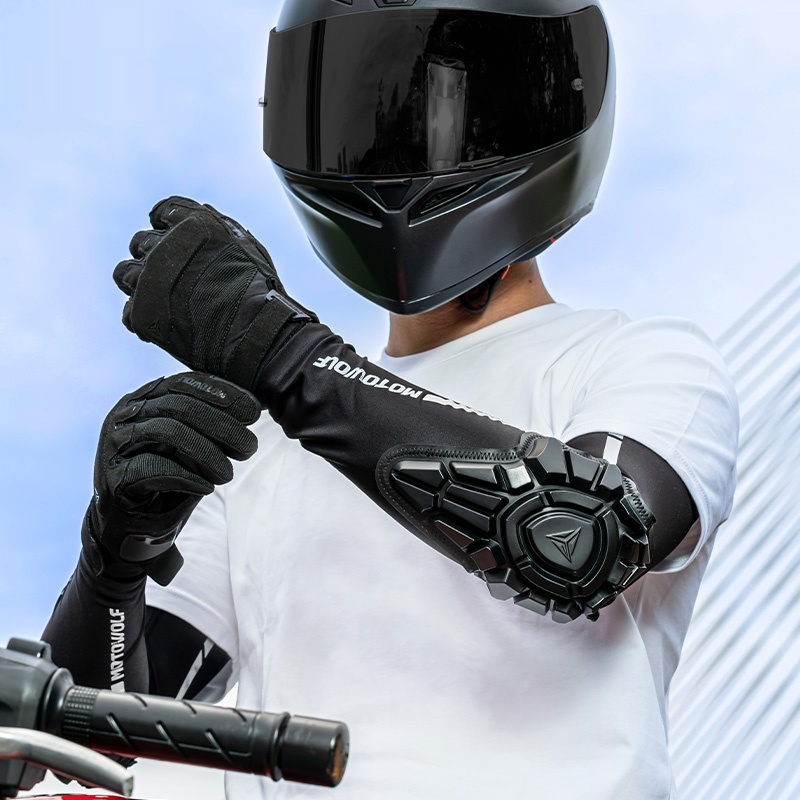 Sun-protective Drop-resistant Cycling Motorcycle Elbow And Hand Guards