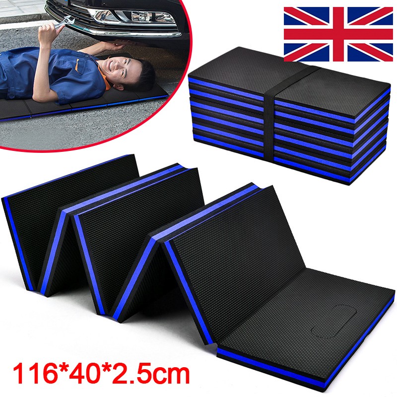 3-in-1 Mechanics Mat Large Garage Kneeling Laying Foam Work Mat Folding 25mm Thick