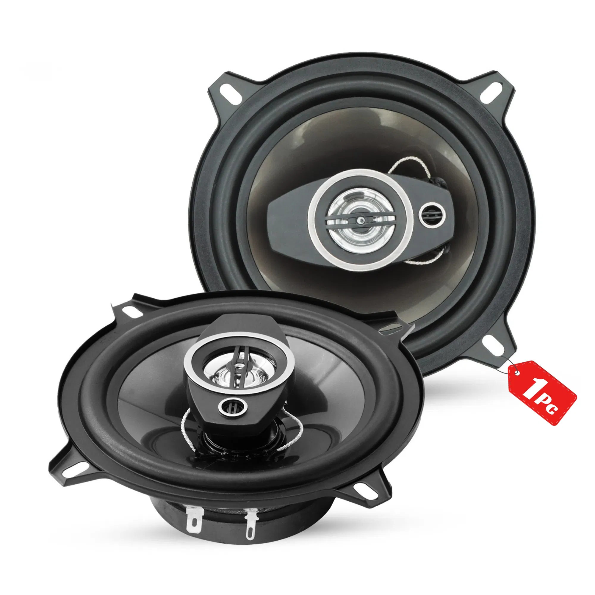 5 Core 2 Way 5" Car Stereo Speakers Pair 350W Coaxial Subwoofer w Tweeter Universal Fit…