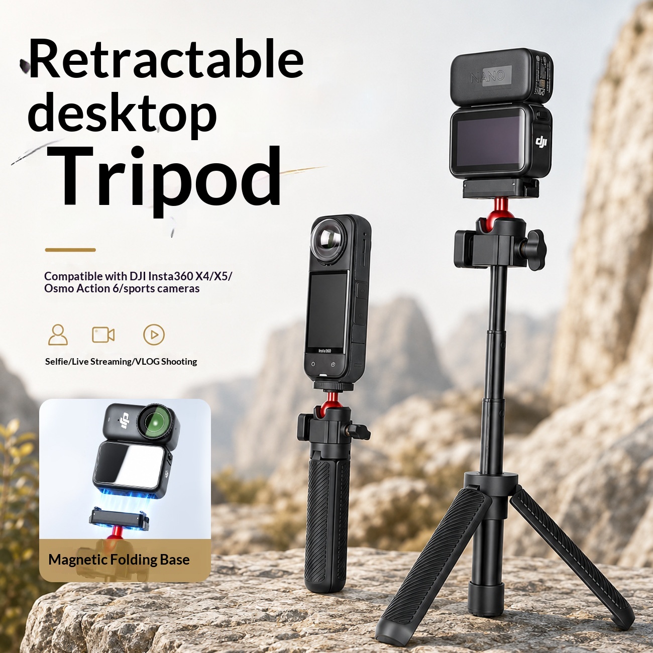 Portable Tripod Bracket Shooting Accessory