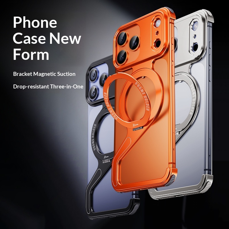 Magnetic Metal Hollow Heat-Dissipating Phone Case