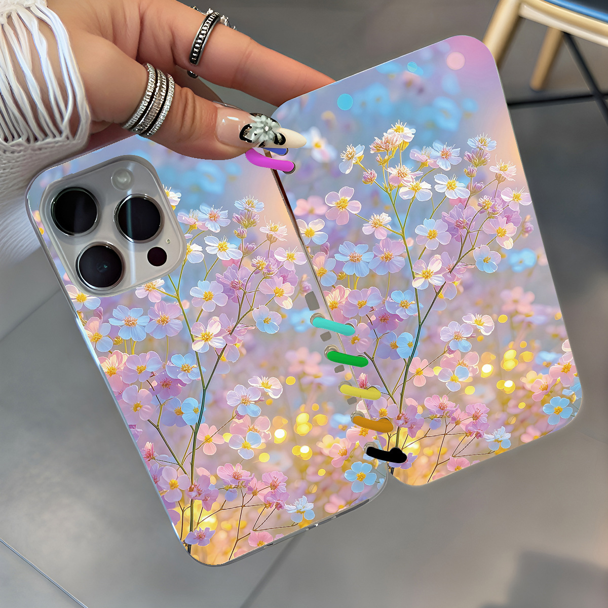 Spring Warmth And Blossoming Flowers Laptop Flip Phone Case