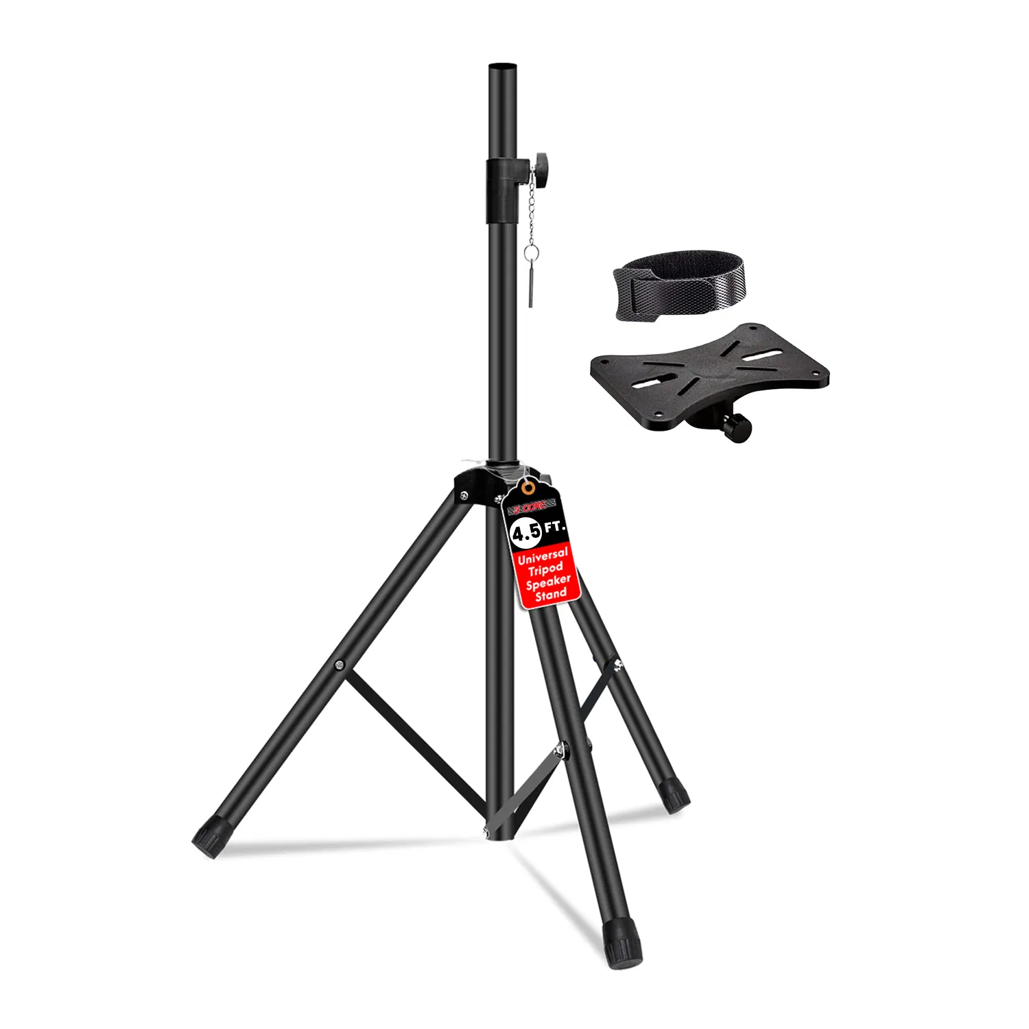 5 Core Speaker Stand Adjustable 31 to 54" PA DJ Tripod Stands Heavy Duty w 35mm Add 132…