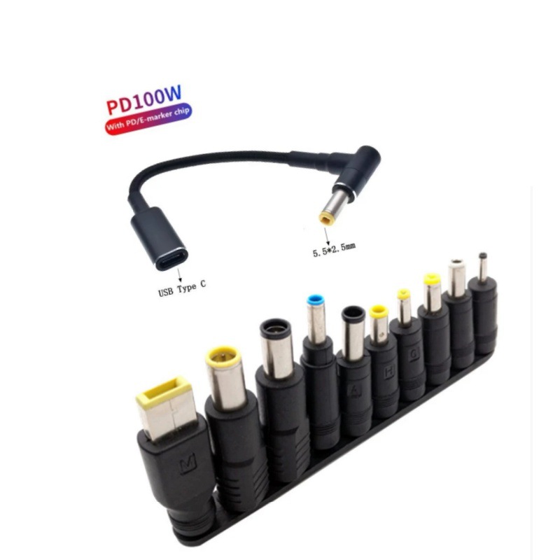 Universal Laptop Power Adapter Cable