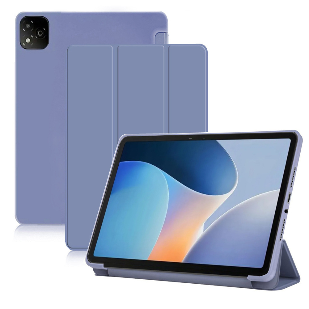 Full-body Three-fold TPU Soft Case With Tablet Protective Cover