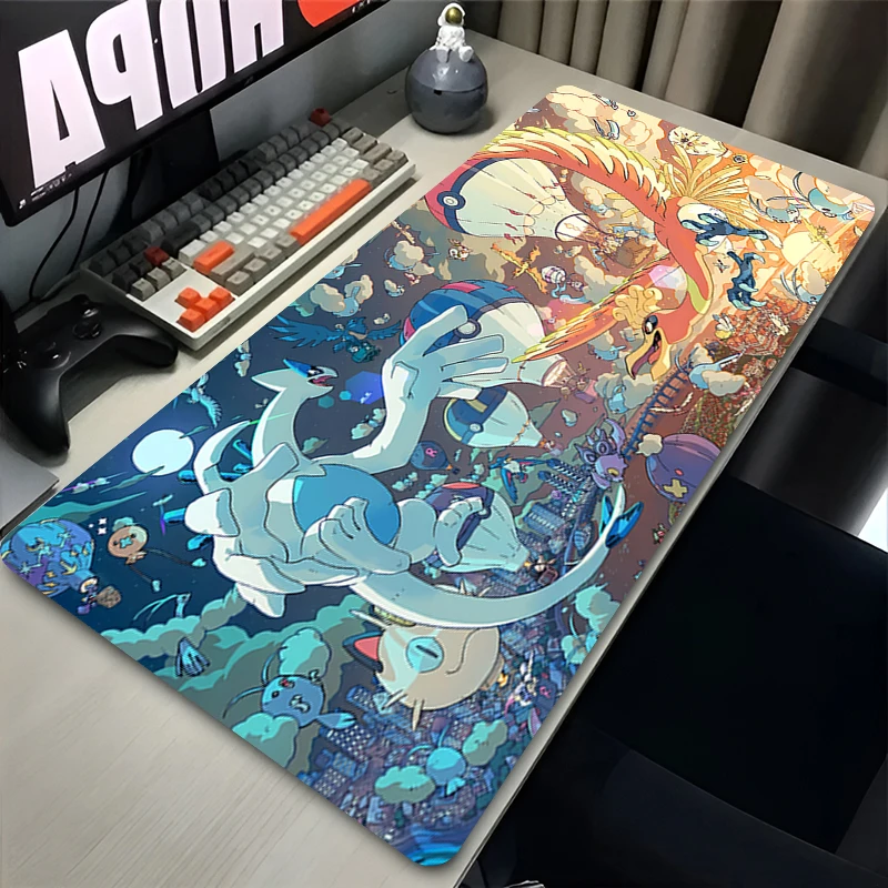 Mouse Pad PC Gamer Cabinet Mousepad P-Pokemon Keyboard Desk Mat Computer Gaming…