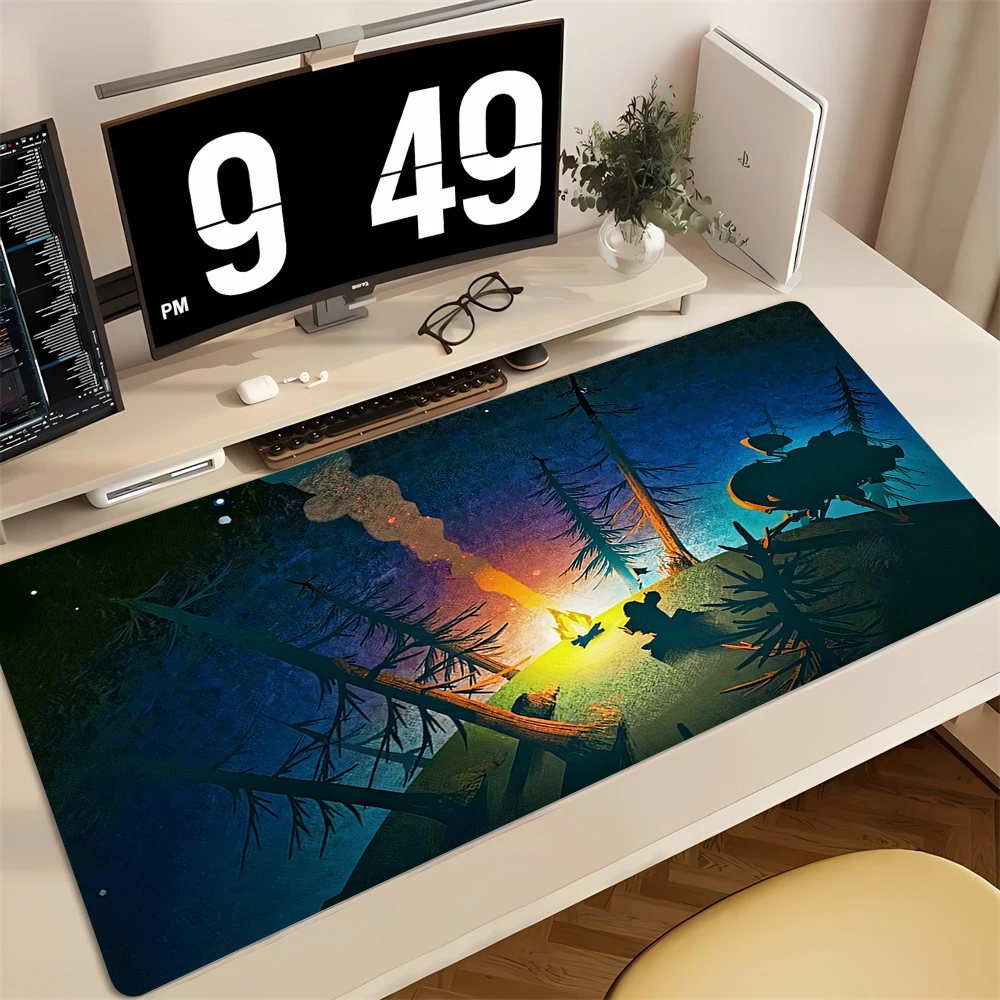 Mouse Pad XXL Anime Gamer Outer Wilds Mousepad Laptop Universe Space Solar System HD Desk…
