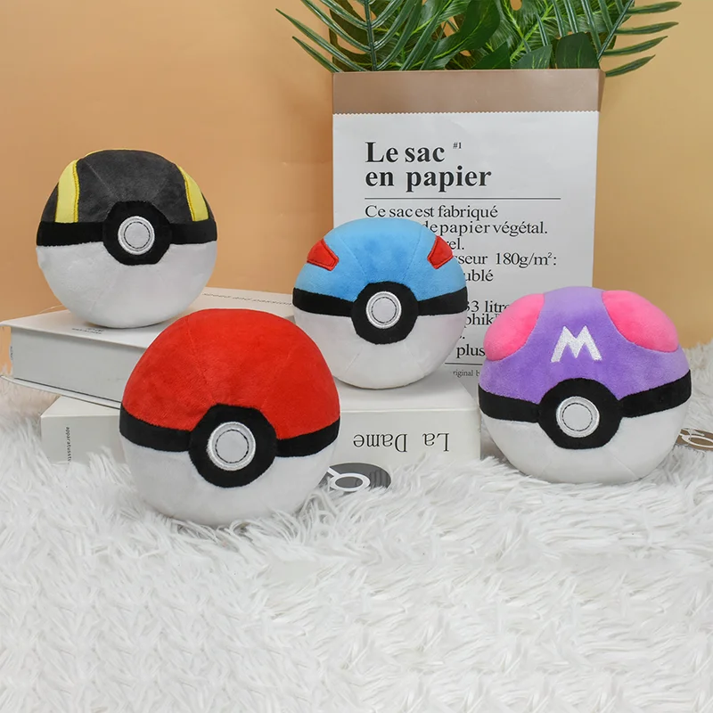 Master Ball Great Ball Ultra Ball Poké Ball Plush Toys Soft Stuffed Animals Cartoon…