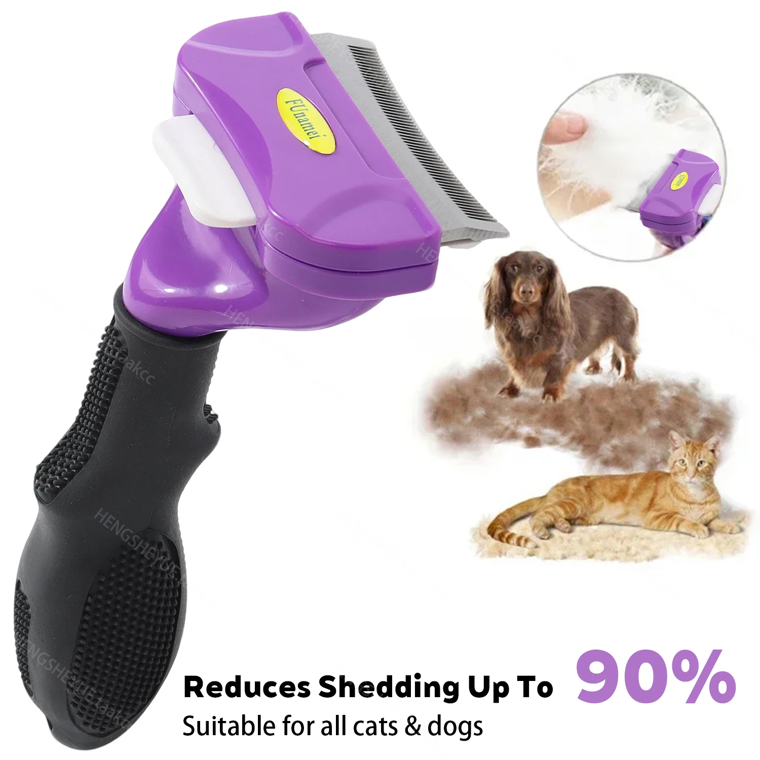 Cat Hair Removal Comb Cat Brush Pet Grooming Brush Dog Comb Cat Hair Massage Comb Cat…