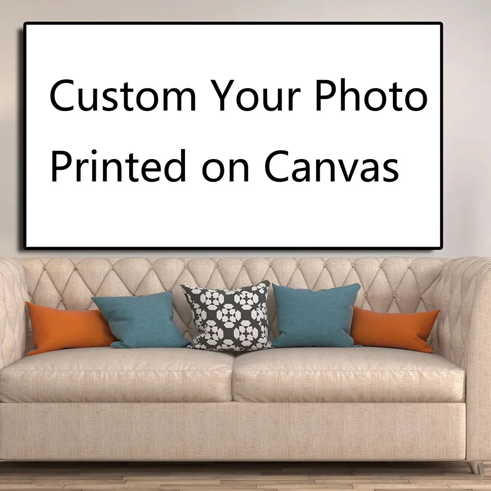 Custom Print Canvas Poster Anime Game Poster Painting By Your Photo Personal Gift…
