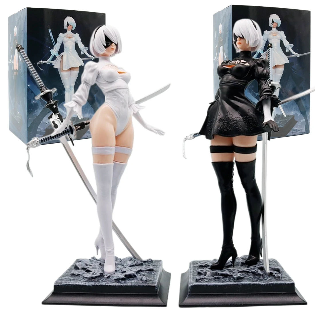 No.2 Type B Combat Suits/Formal Dress Ver. Anime Figure Collectible Model Statue Desktop…
