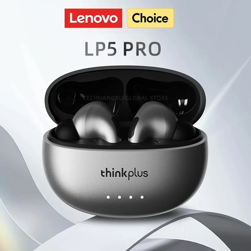 Lenovo LP5 PRO Wireless Bluetooth 5.4 Earphones TWS HiFi Sound Headphones Gaming Sports…