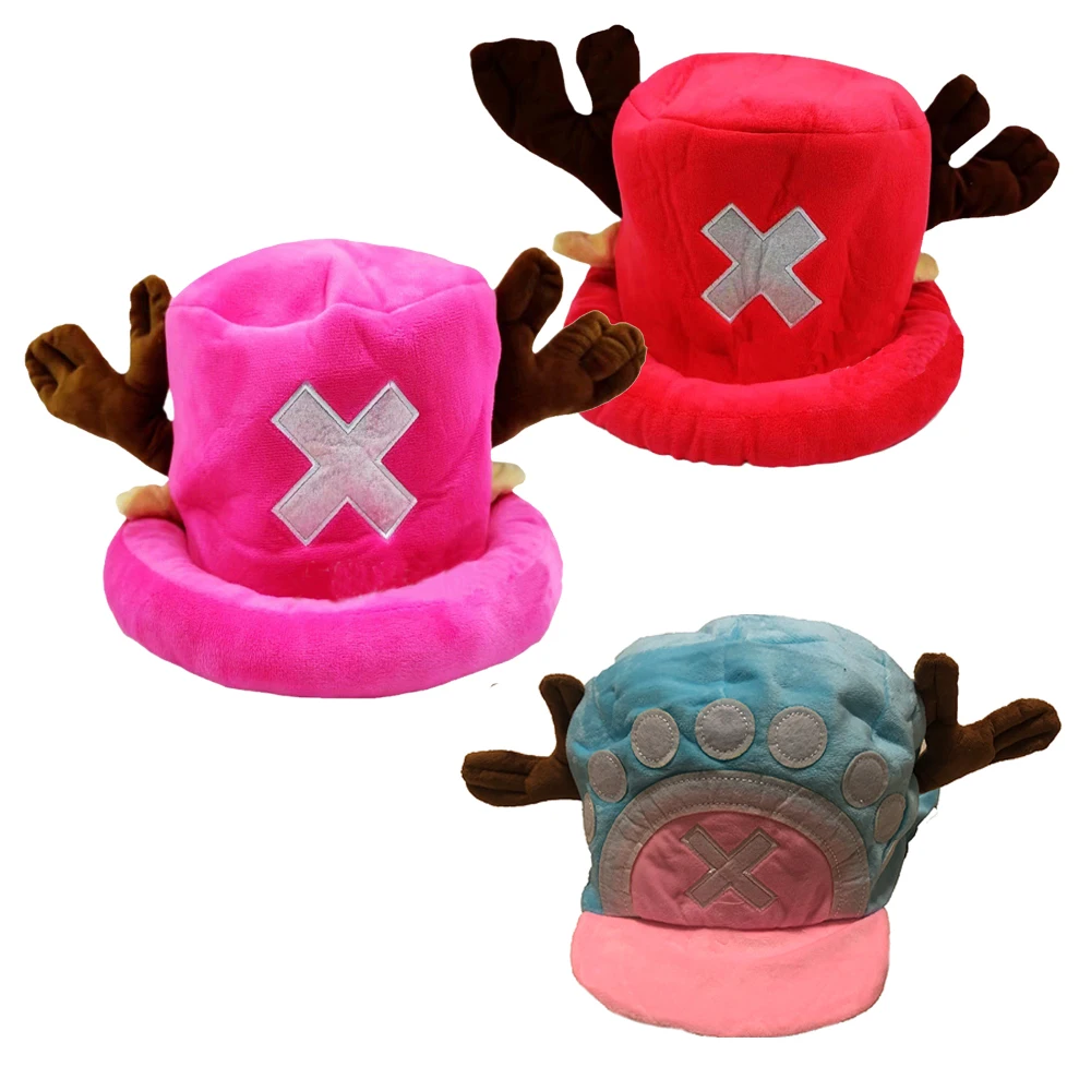 Brdwn Piece Unisex Tony Chopper Cosplay Costume Hat Cartoon Cap