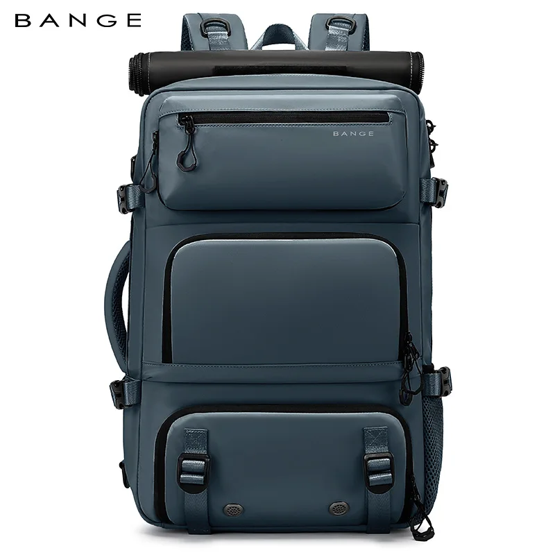 BANGE Expandable Men's Backpack Waterproof 17.3 in Laptop Backpack Man Large Capacity…