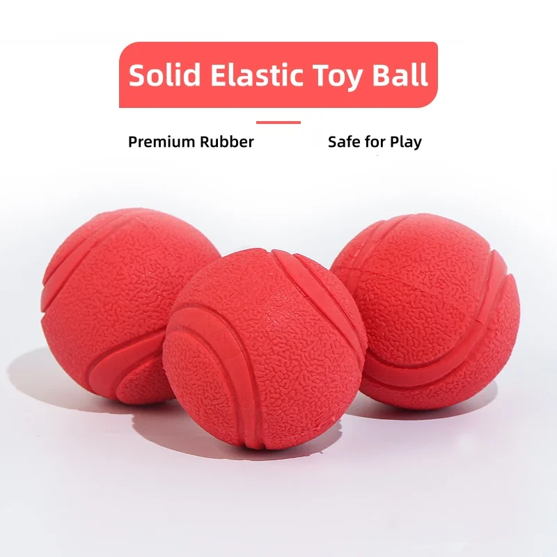 Puppy Dog Toy Bouncy Rubber Ball High Bounce Durable Chew Resistant Pet Toys Outdoor…