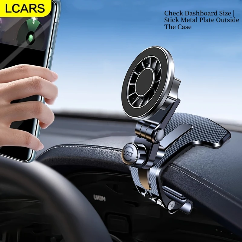 Multi Angle Adjustable Car Mount Holder for Phone Cool Dashboard Clip Universal Rotation…