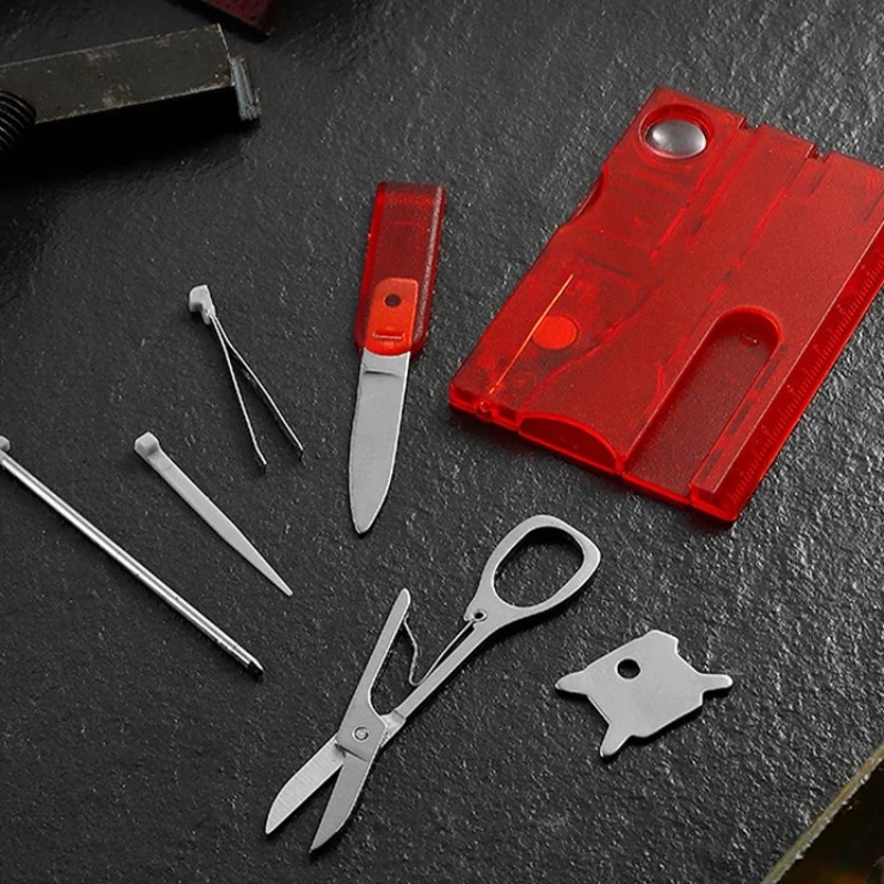 Ultra Thin Pocket Multi Tool 12-in-1 Credit Card Size Outdoor Camping Hiking Survival…